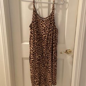 NEVER BEEN WORN Leopard Print Romper from Torrid
